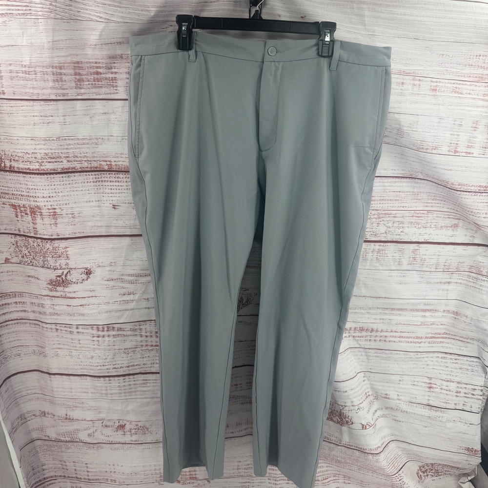 FootJoy Pants Mens 42x30 Performance‎ Golf Pants Light Gray Stretch Straight Leg